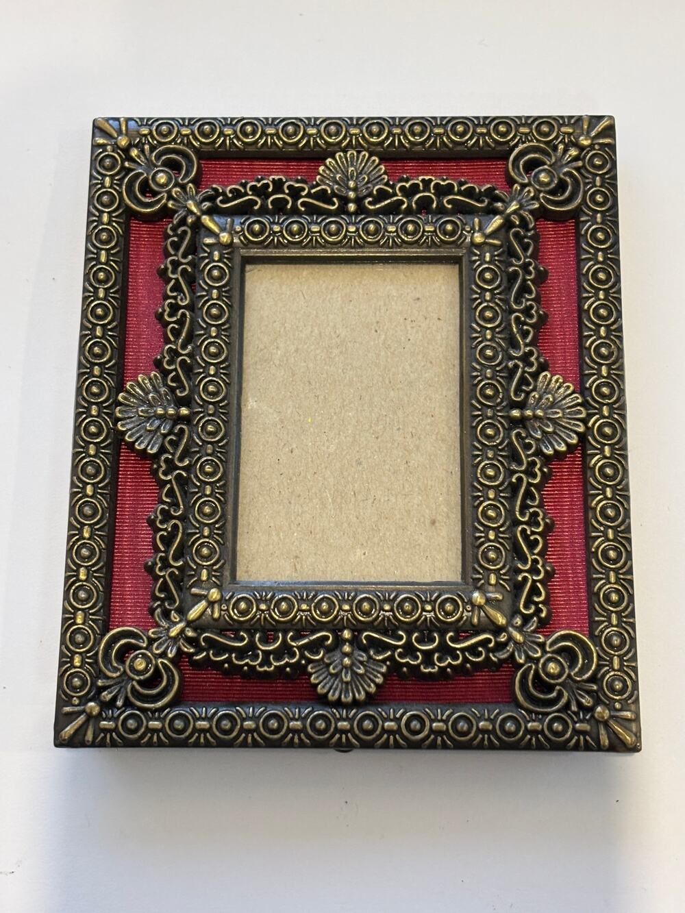 The Weston Gallery Small Metal Photo Frame Art Deco Style